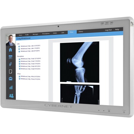 Cybernet Manufacturing 24In Medical Grade Aio: Touchscreen, Fanless, 3X Hot Swap Batteries, CYBERMED-NB24